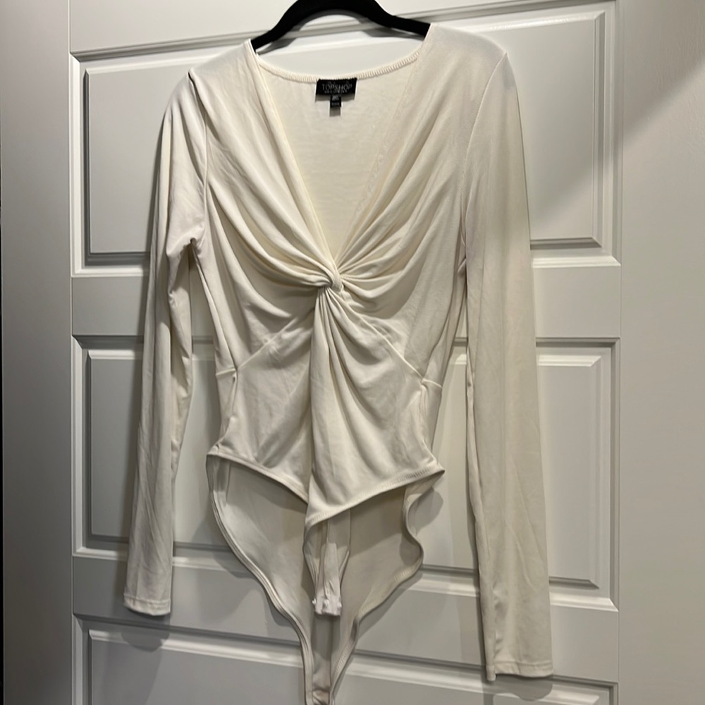 TopShop twist front bodysuit